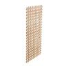 Square SS Trellis Unframed. 38x12 Premium Lath.