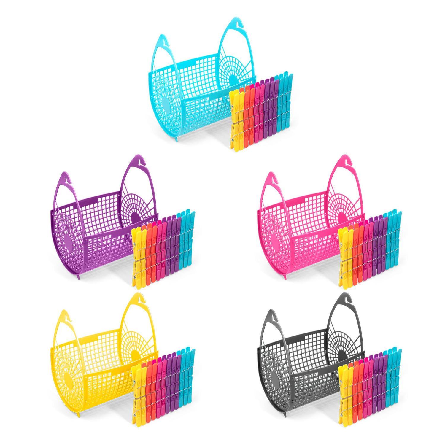 Peg Basket with 24 Spring Pegs