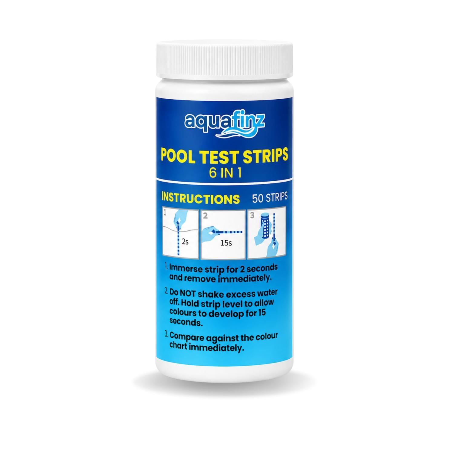 Pool Test Strips (6 in 1) 50 pack