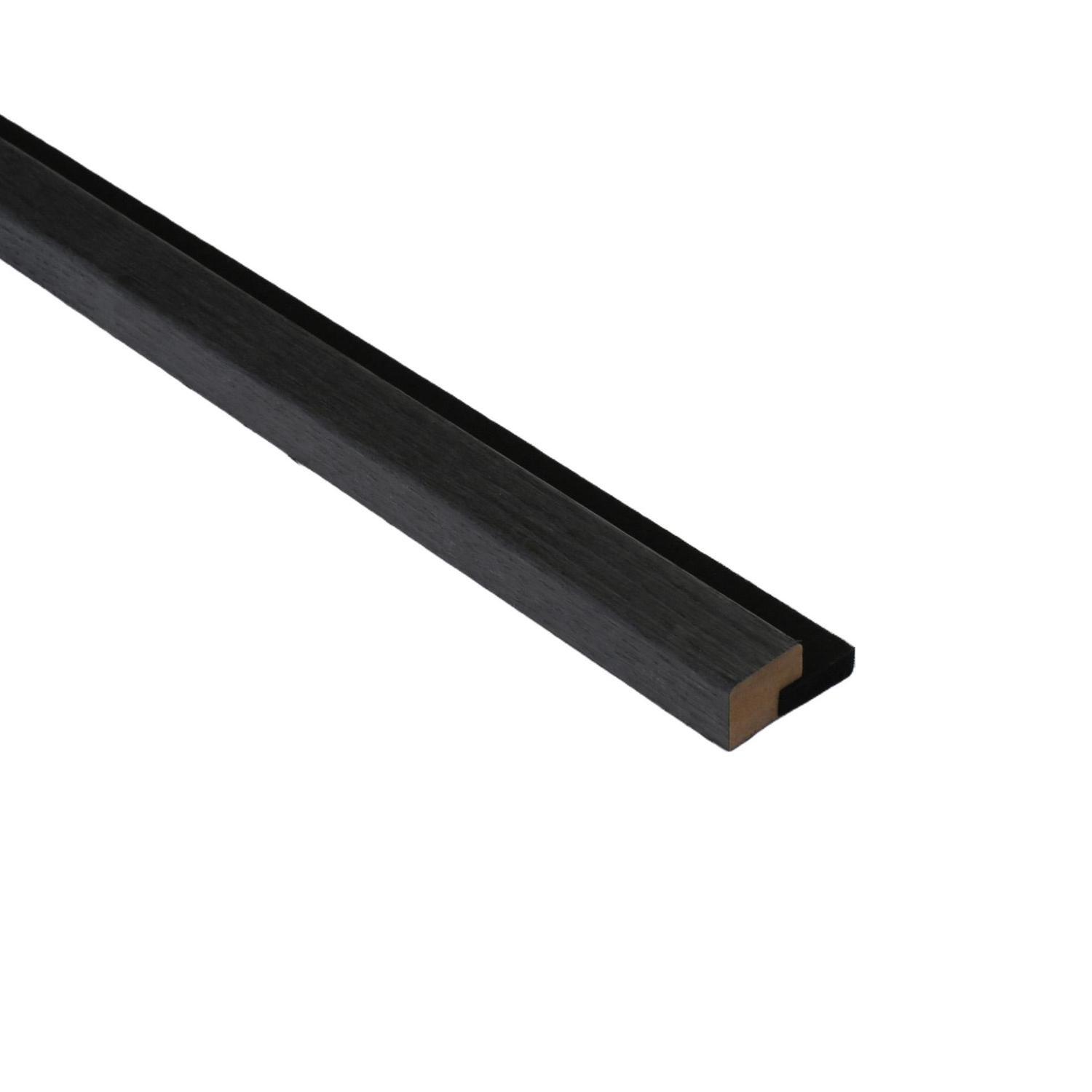 Sonik Acoustic Edge with Felt L: 2400mm, W: 45mm, H: 22mm Black Oak