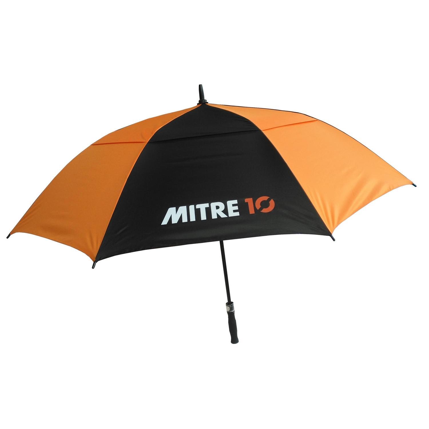 Mitre 10 | Mitre 10 Umbrella 76cm Orange/Black | Mitre10