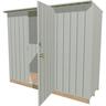 Shed H: 1770mm, W:2280, D:780mm Alu-Zinc