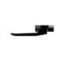 Window Handle Wedgeless Low Profile Left-Hand Sub Fix 93mm Black