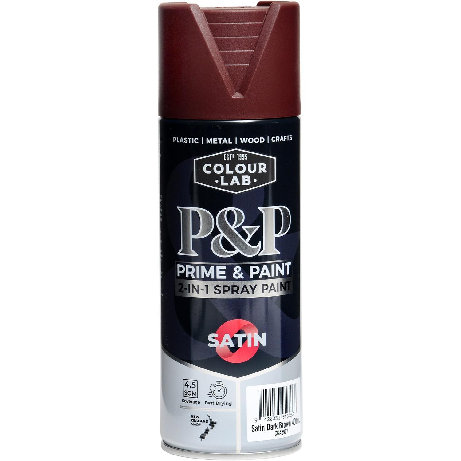 Aerosol Spray Paint 400ml Brown