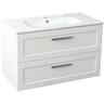 Charlotte Wall Hung Vanity 900mm White