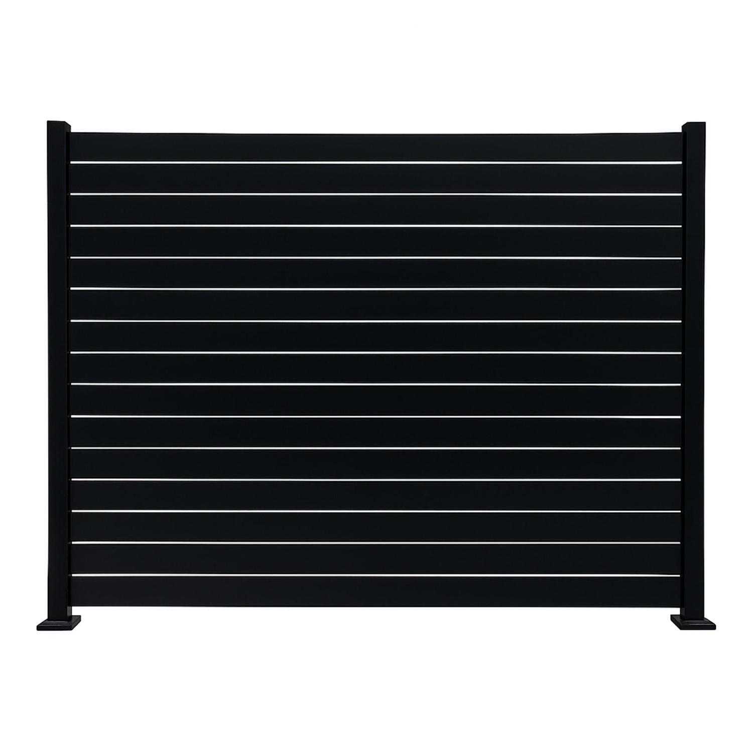 Xpress Fence Slat Kit for Fence Section 1200mm H x 1800mm  W  Satin Black