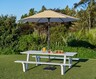 Alaska Outdoor Bench Setting