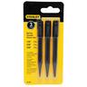 Nail Set 0.8 x 1.6 x 2.4mm Set of 3 Black