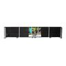 GardenStax Raised Garden Bed 1200 x 400 x 195mm Black