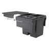 Euro Cargo Soft Close Pull Out Waste Bin 90.5 Litre