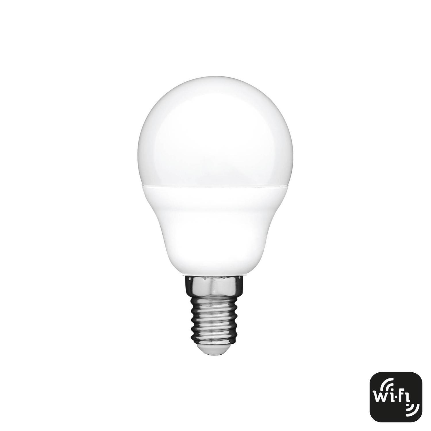 Smart WiFi Fancy Round E14 Light Bulb