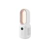 Rechargeable Bladeless Desk Fan with Light 34cm White
