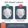 Adhesive Mag Lock 8 Locks/1 Key White