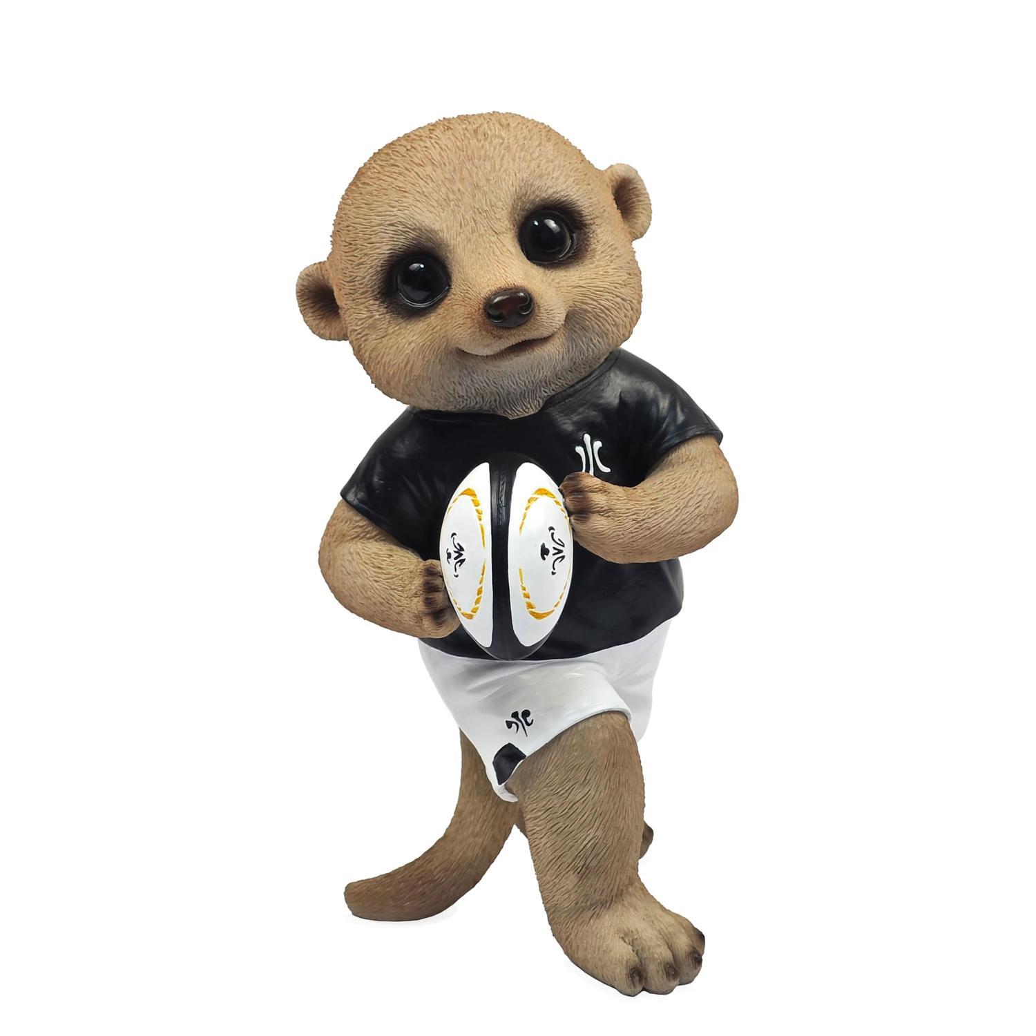 Meerkat Rugby Player Decor