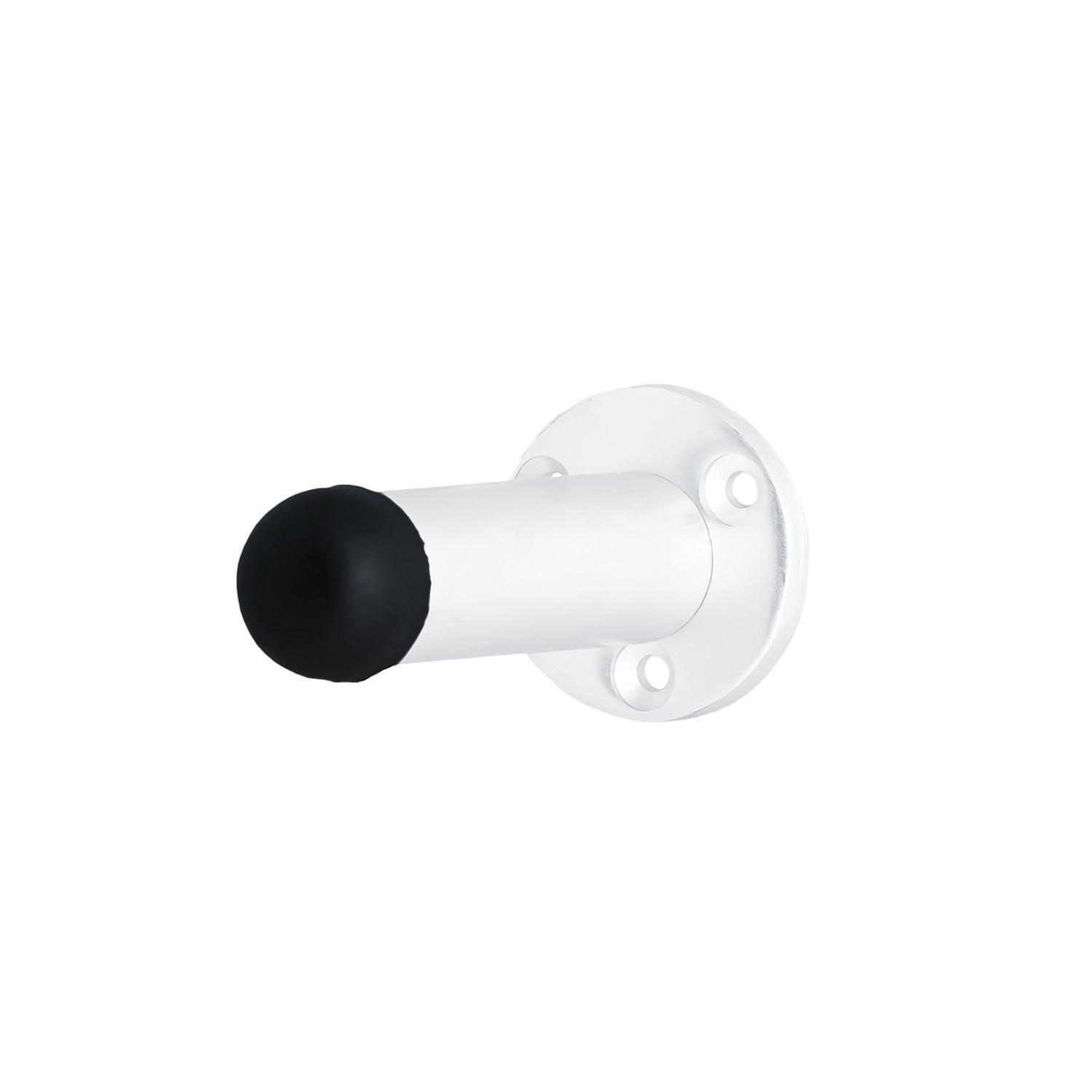 DOOR STOP WALL MOUNT WHITE FINISH