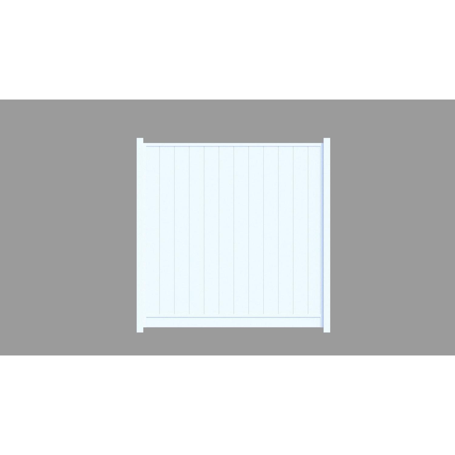 VistaWall VERTICAL Solid Panel H:1800mm W:1800mm Frost