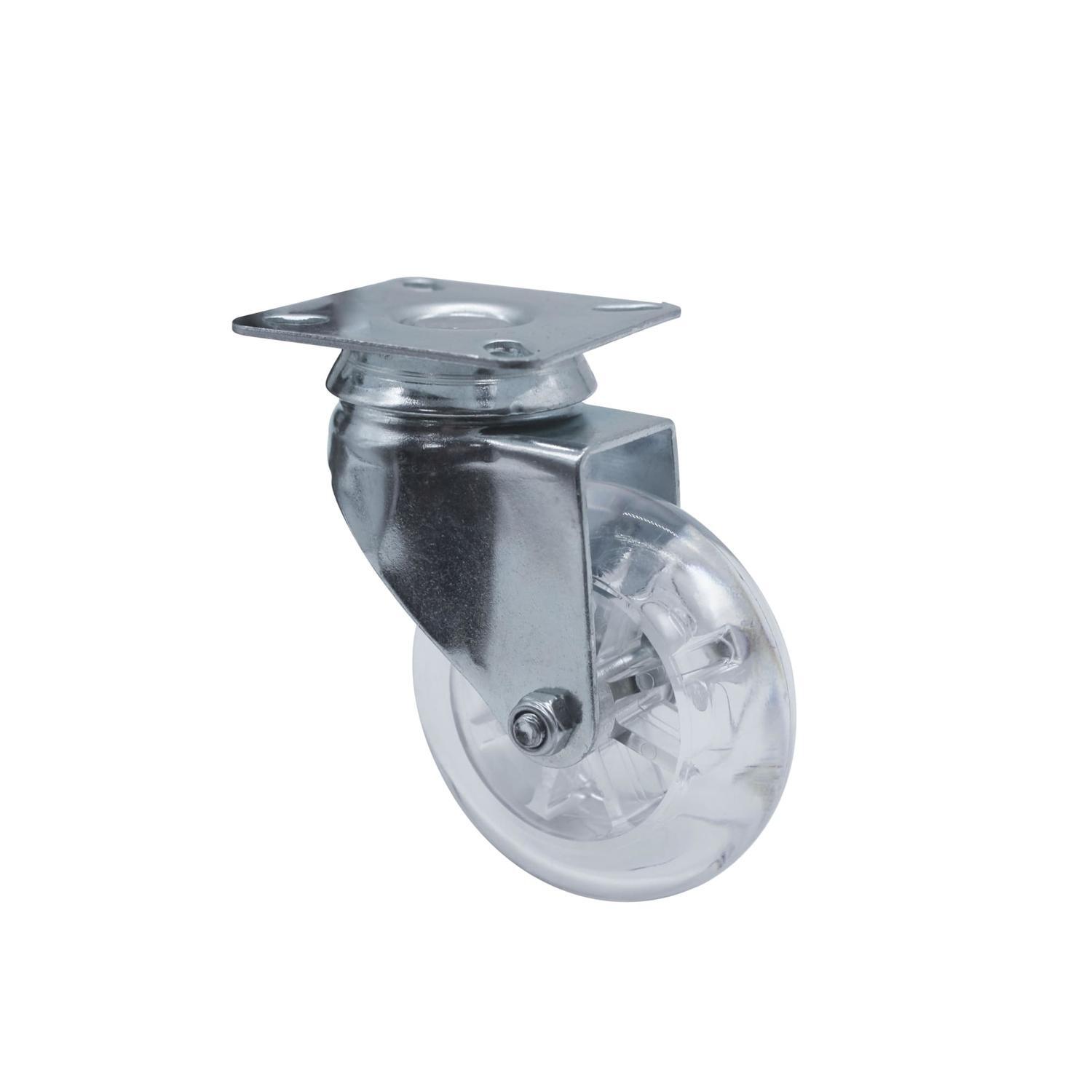 Urethane Swivel Castor  75mm Clear