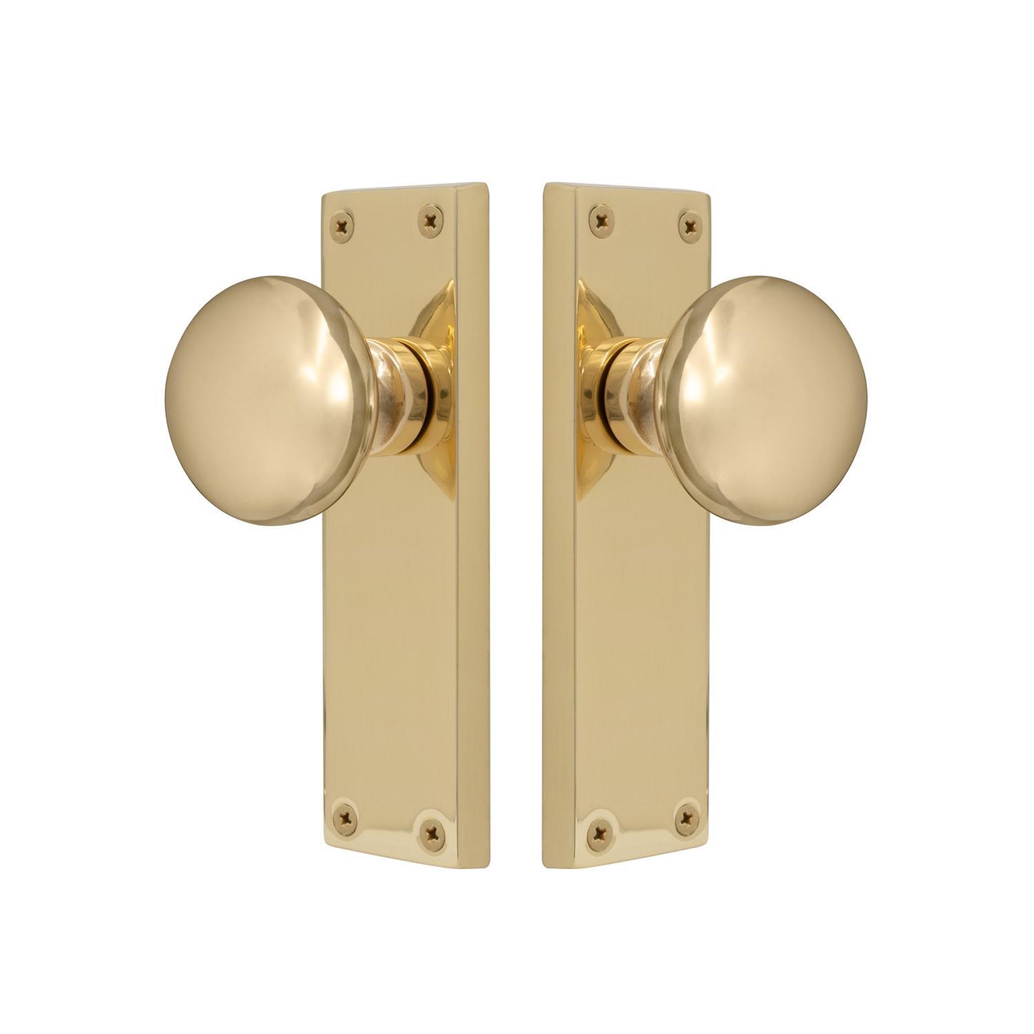 Sutton Square Longplate Blank Polished Brass