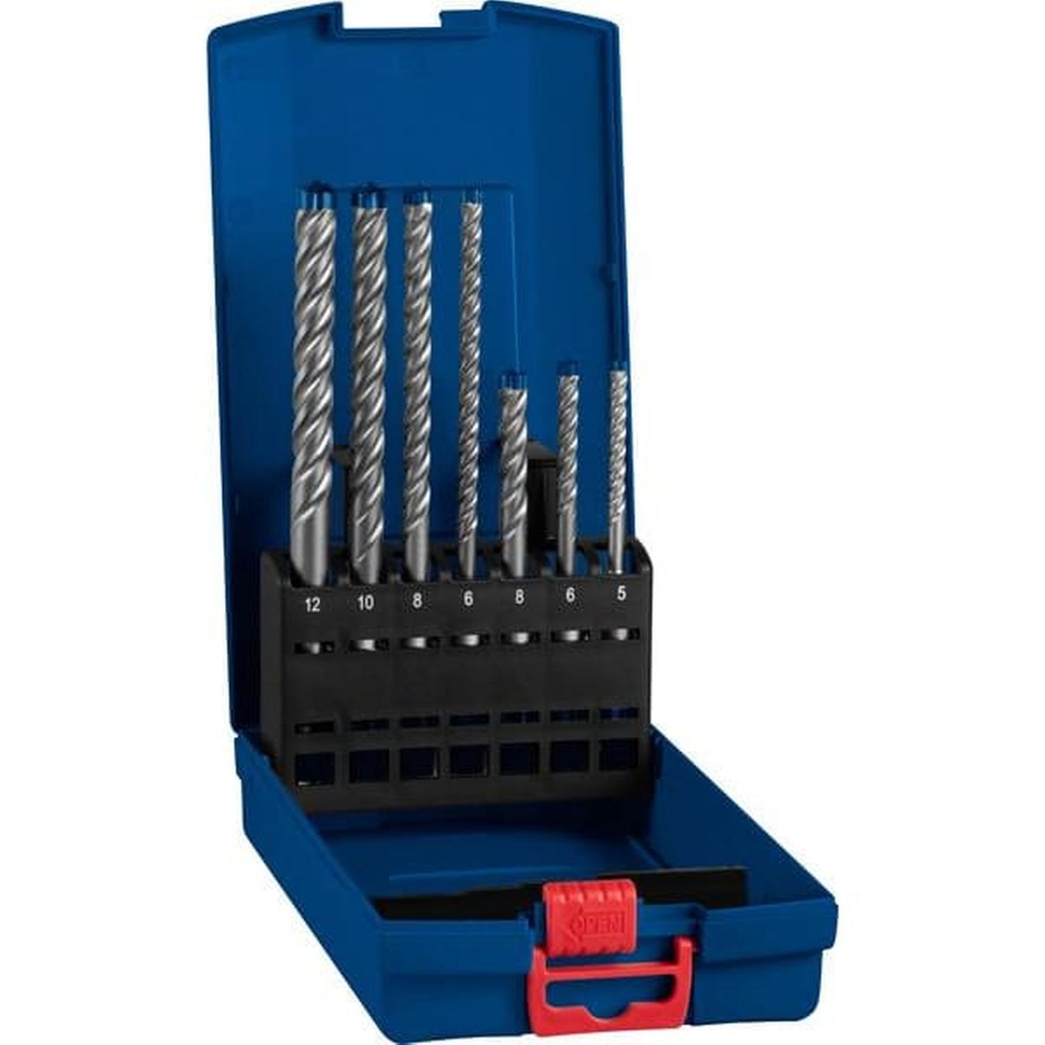 SDS Plus-7x Hammer Drill Bit 7PC Set  5-12mm