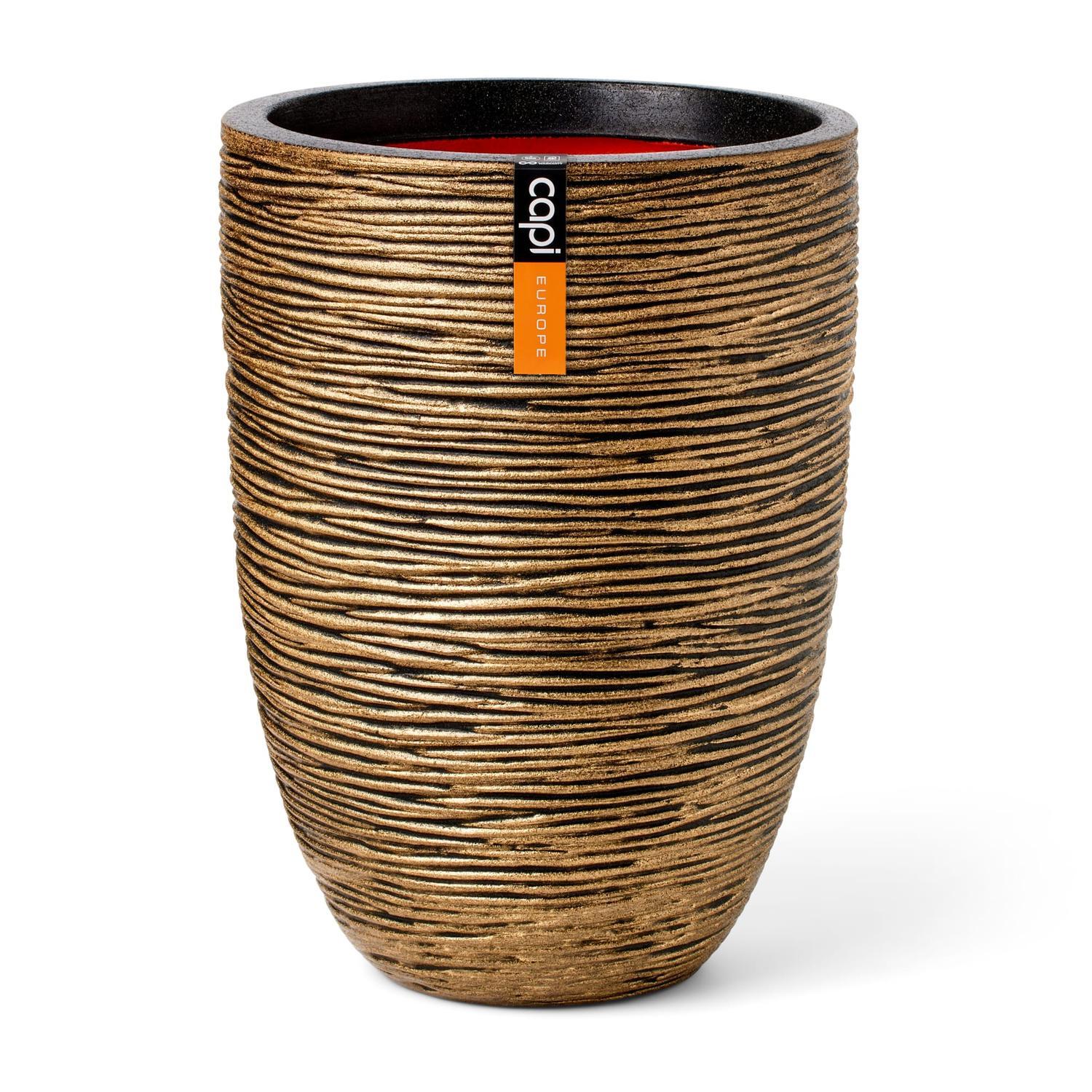 Lightweight Rib Elegant Pot Gold S