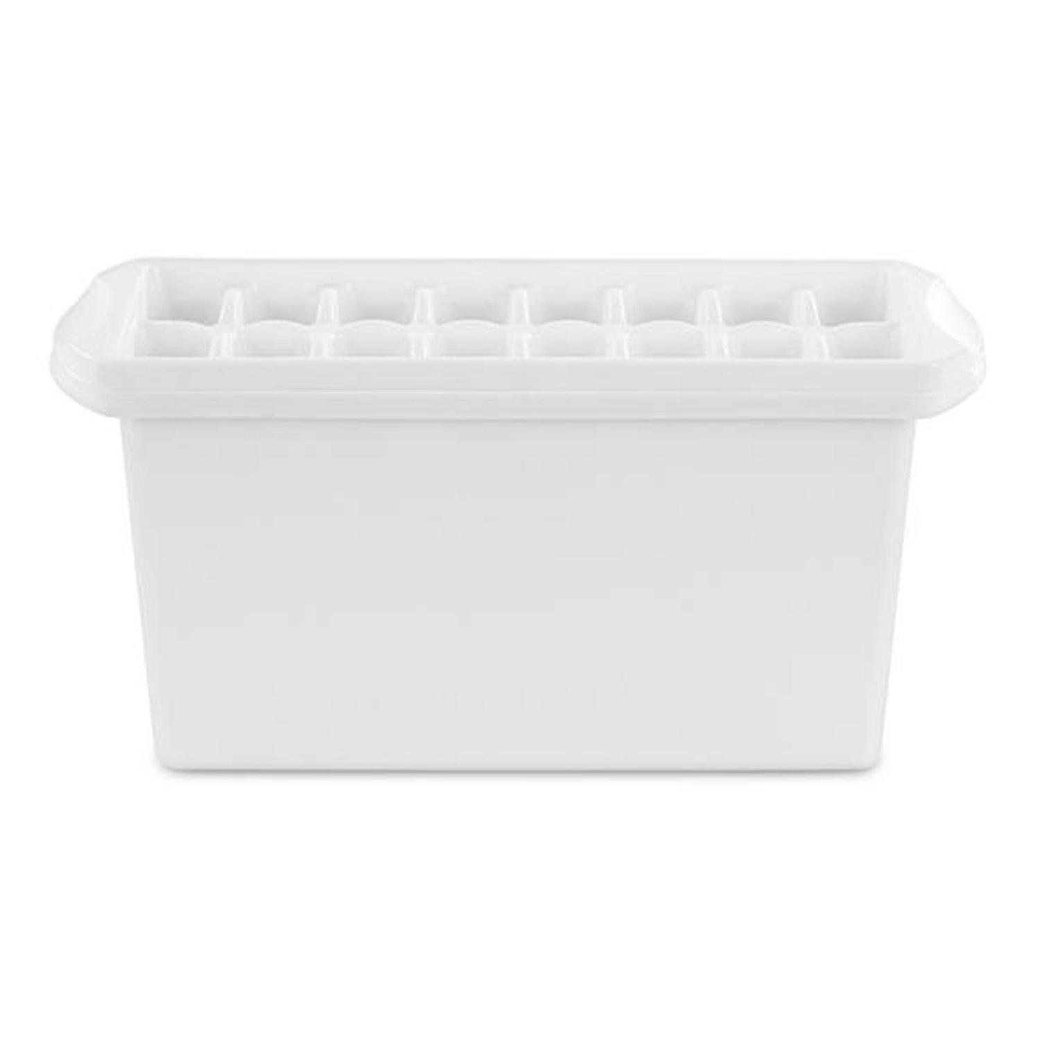 Ice Cube Bin  White