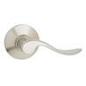F Series Accent Passage Lever Satin Nickel Plate