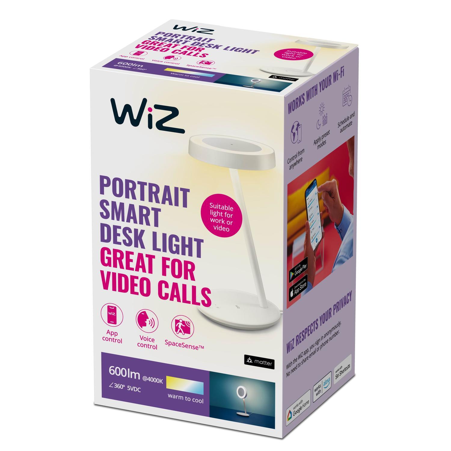 Portrait Smart Desk Lamp 10 Watt White Ambiance