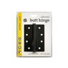 Butt Hinge Fixed 100mm Black
