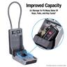Key Safe Nextgen Wallmount Cable Master Black/Grey