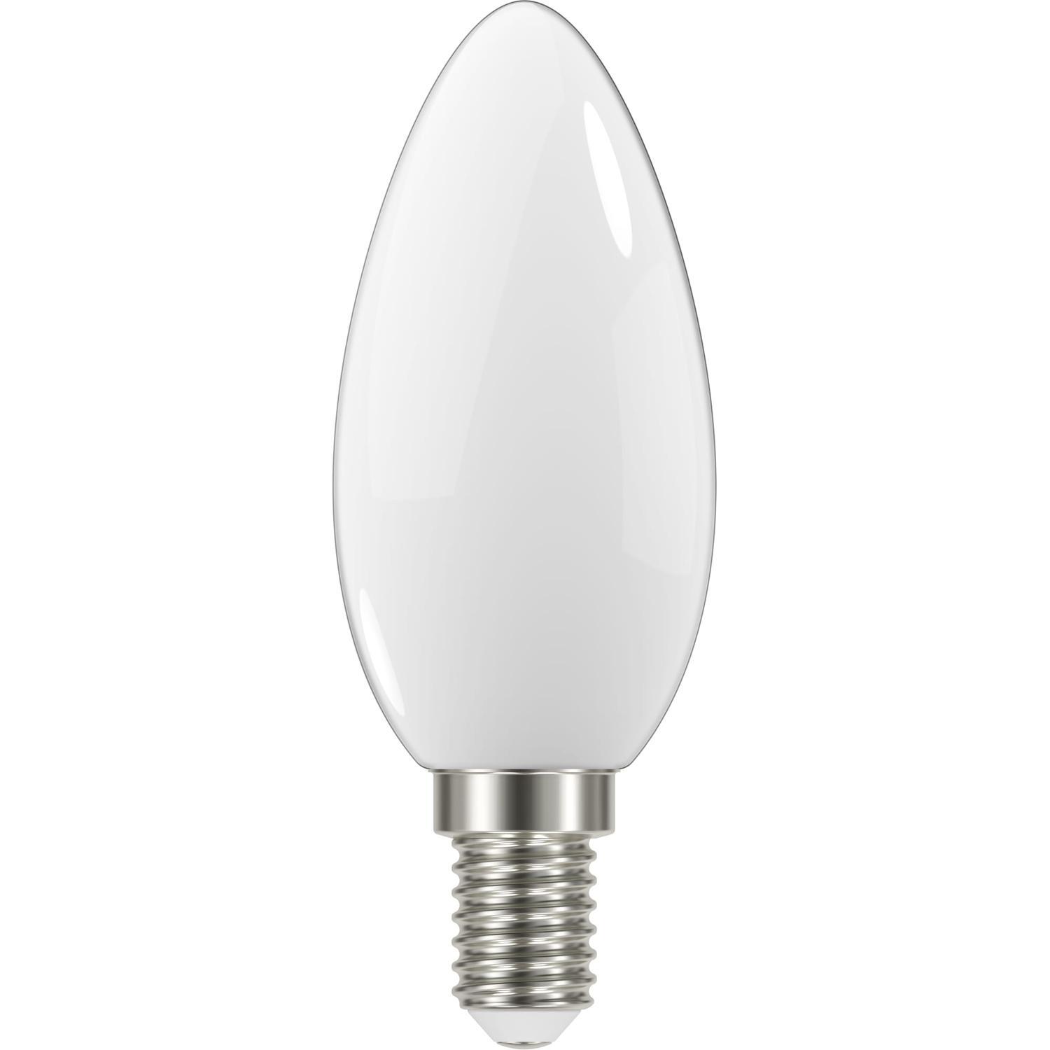 LED Dimmable Candle Opal Glass