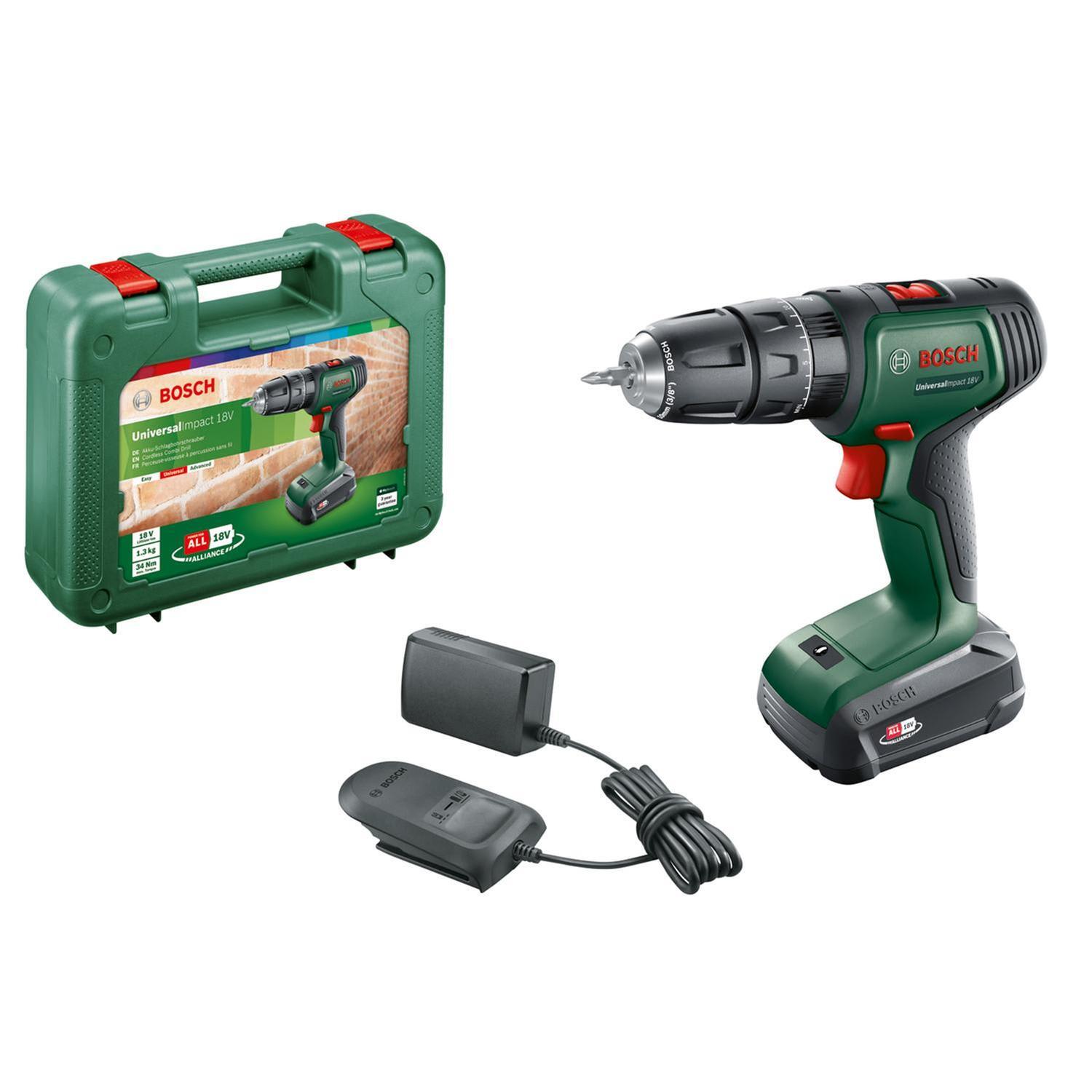Cordless Impact Hammer Drill Driver Kit