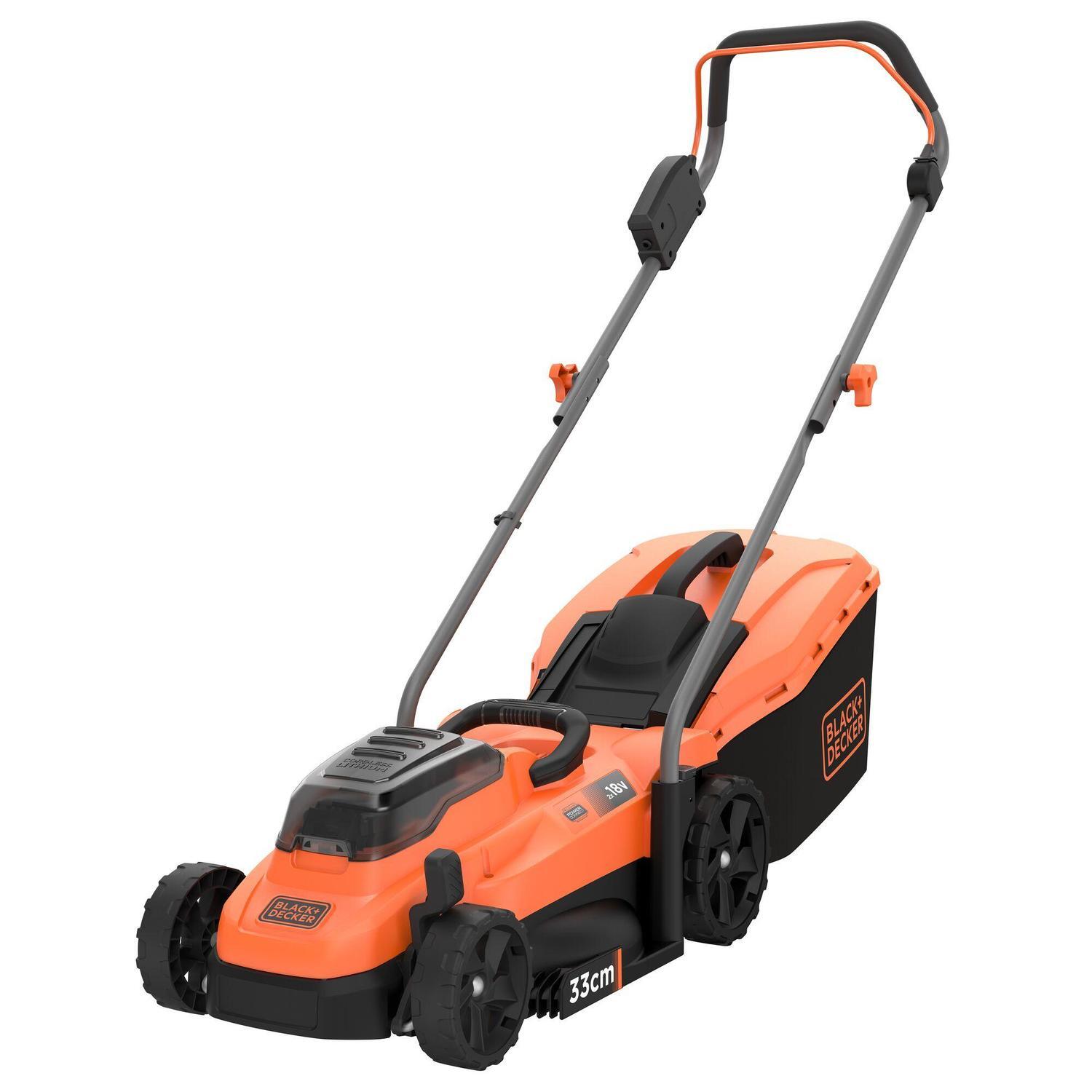 2 x 18V POWERCONNECT Cordless 33cm Mower Kit with 2 x 4.0Ah Batteries
