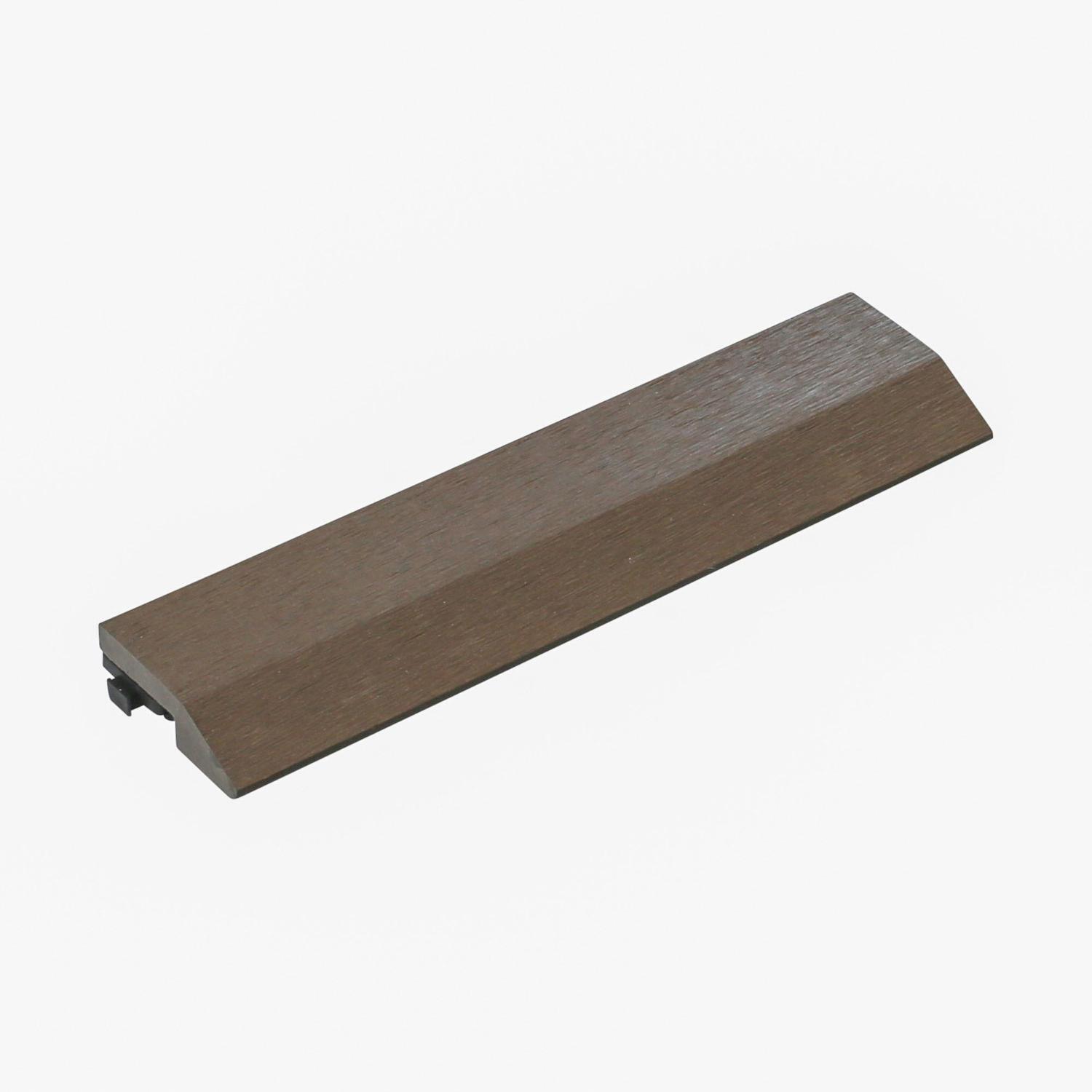 WPC Tile Ramp - Straight L:300mm, W:73mm, H:22mm Mocha