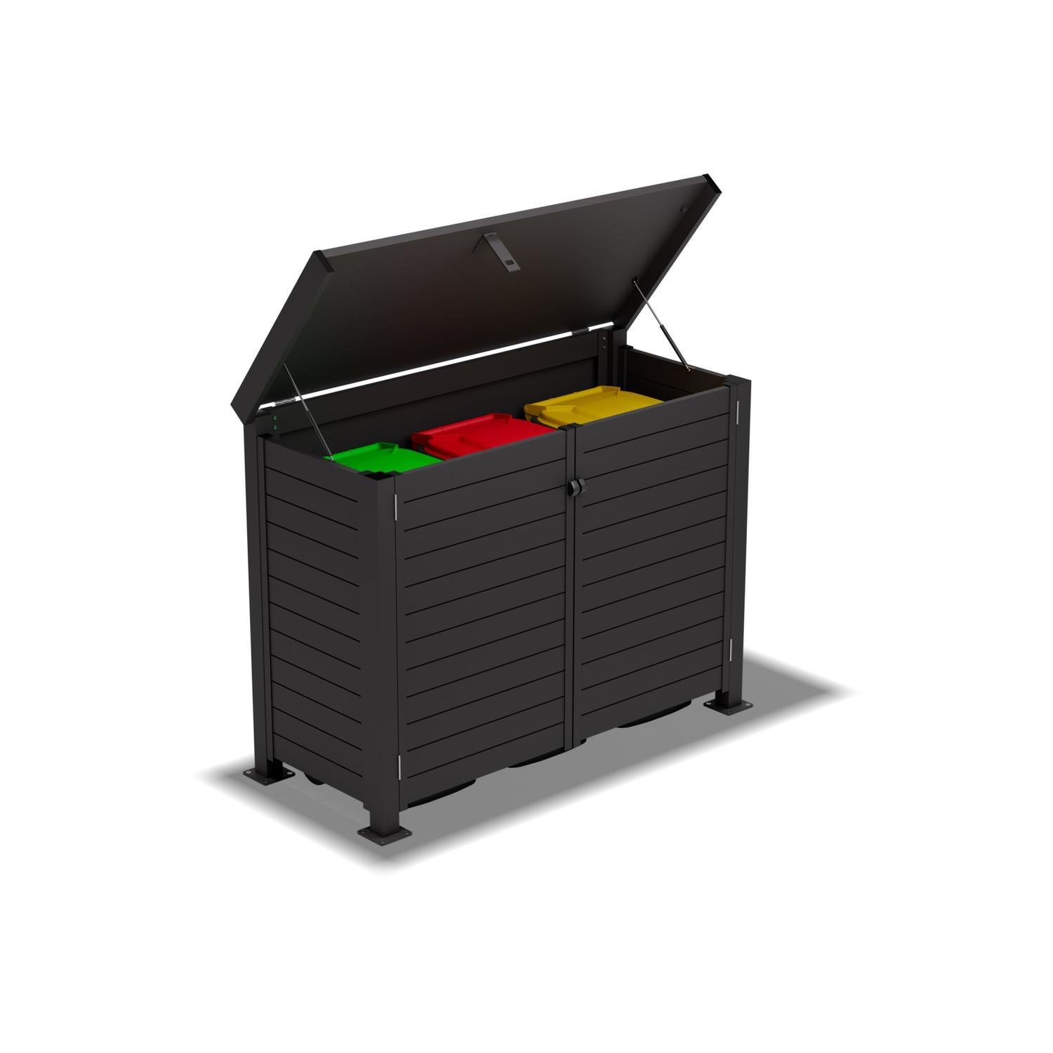 Utility Enclosure D: 650mm W: 1600mm H: 1160mm Ebony