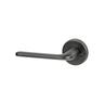 Privacy Lever Handle Set Graphite Finish