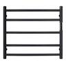 5 Bar Heated Towel Rail Black