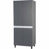 Garage Tall Cabinet H: 1961mm, W: 800mm, D: 544mm Grey