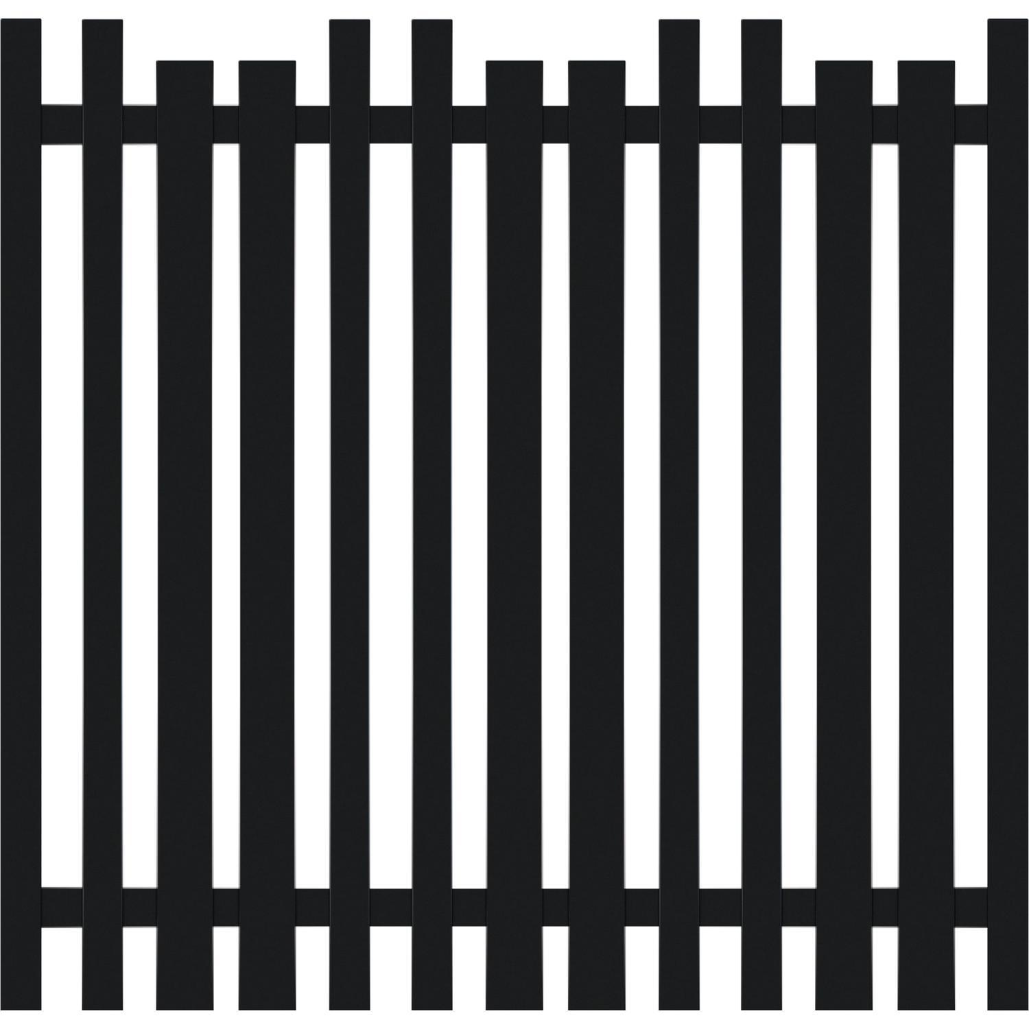 Bode Aluminium Adjustable Gate Kitset H:1200mm W:1250mm Black