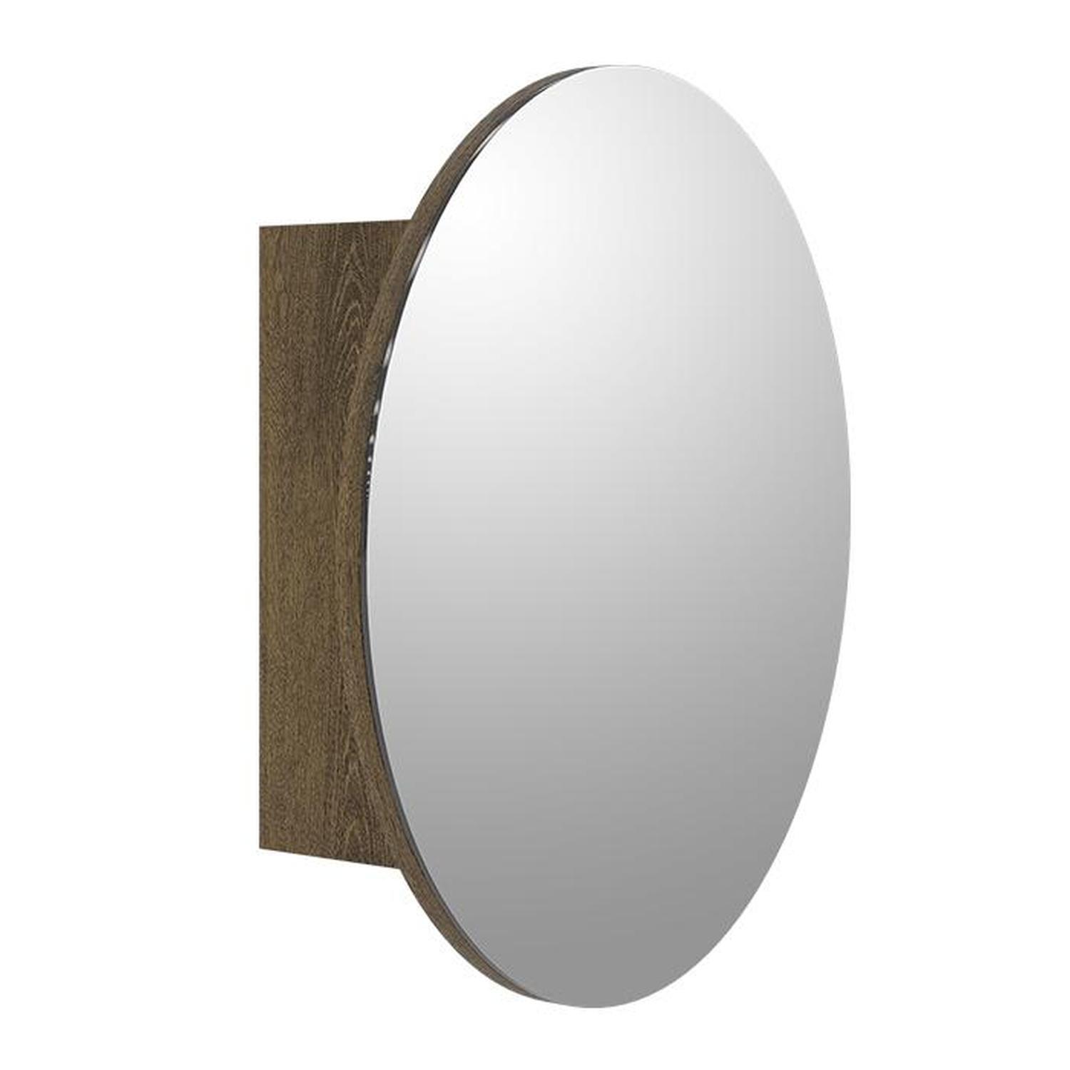 Mirror Cabinet 600mm Smokey Oak