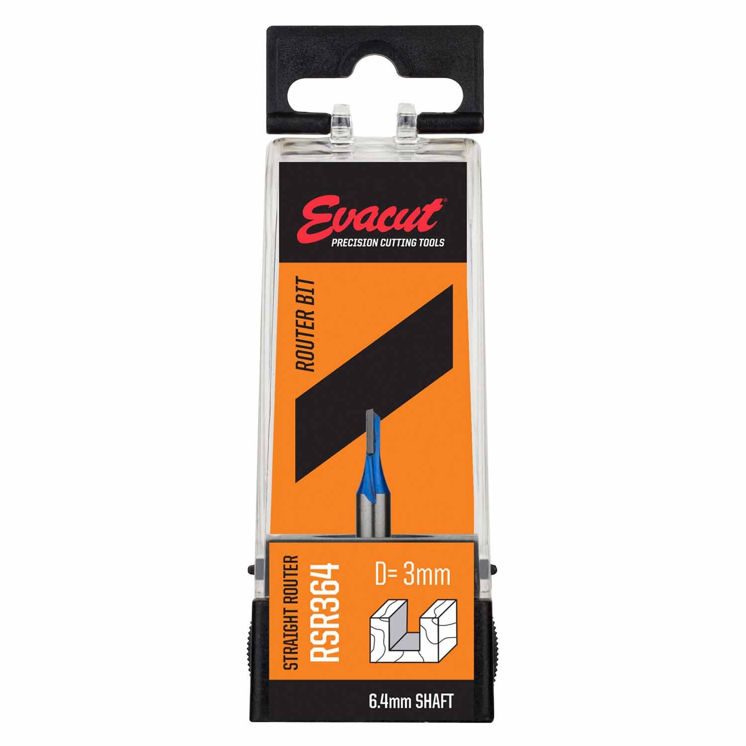 Router Bit Straight Shank: 6.4mm