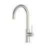 Maia Gooseneck Sink Mixer  Brushed Nickel