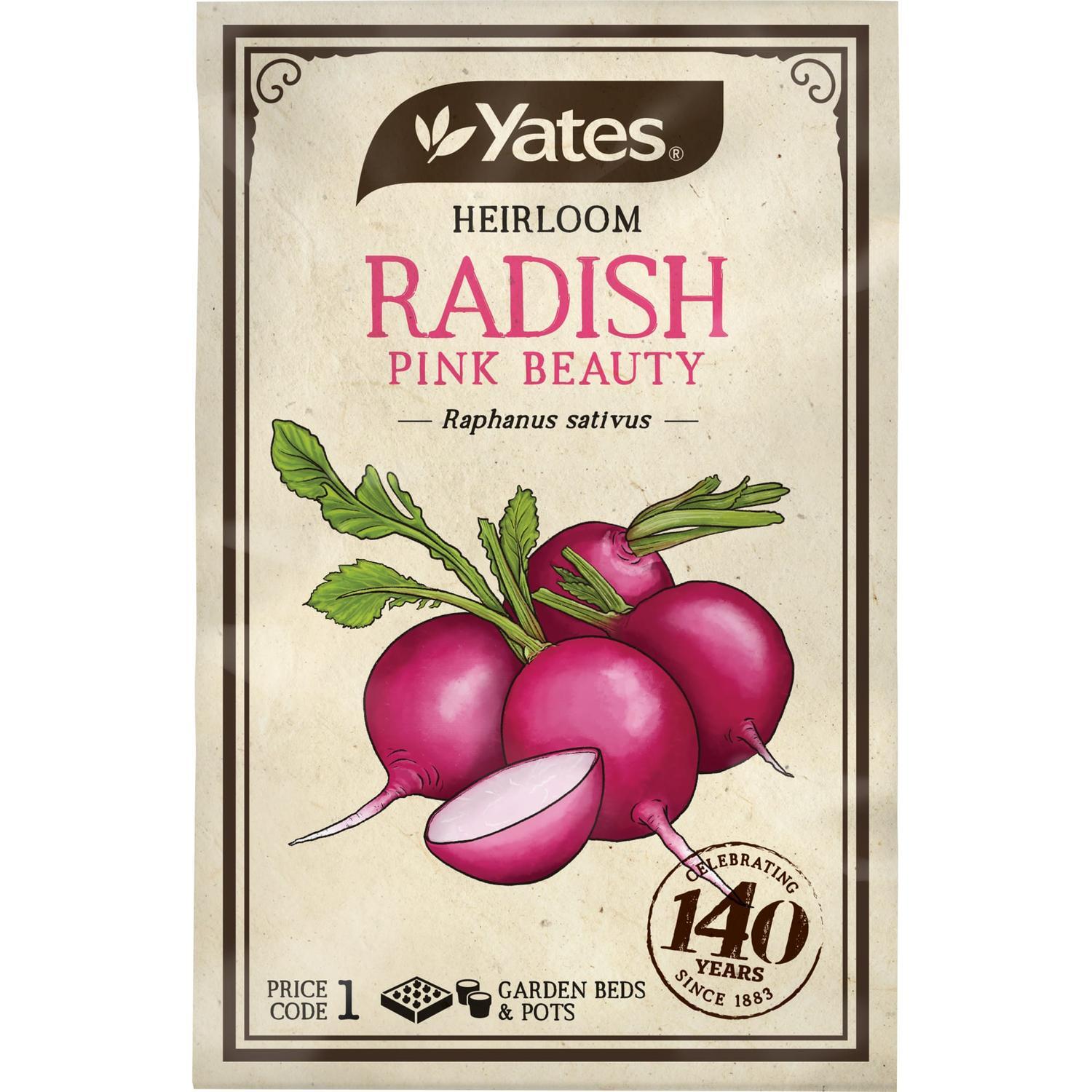 Heirloom Seeds Radish Pink Beauty