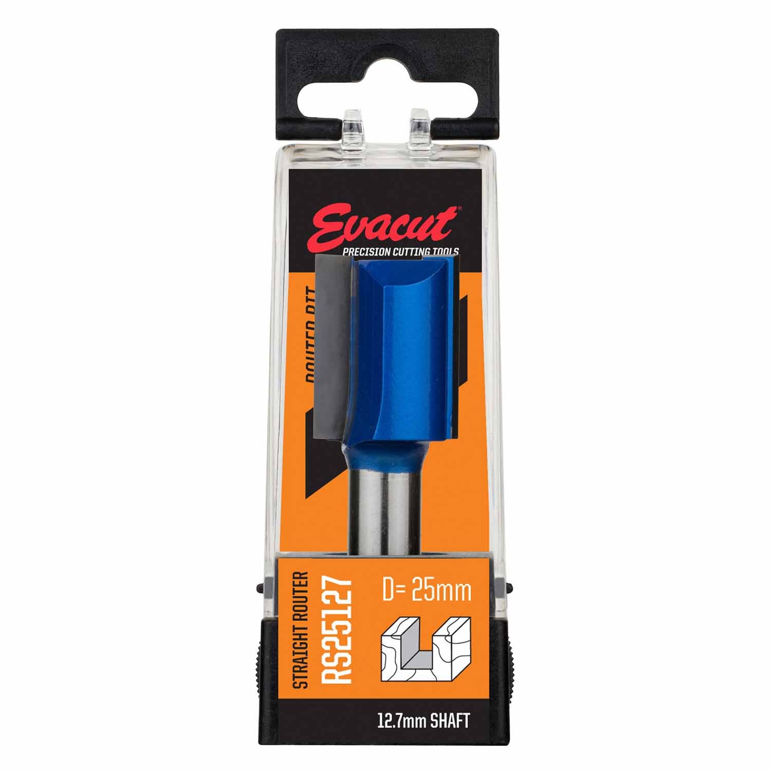 Router Bit Straight Shank: 12.7mm
