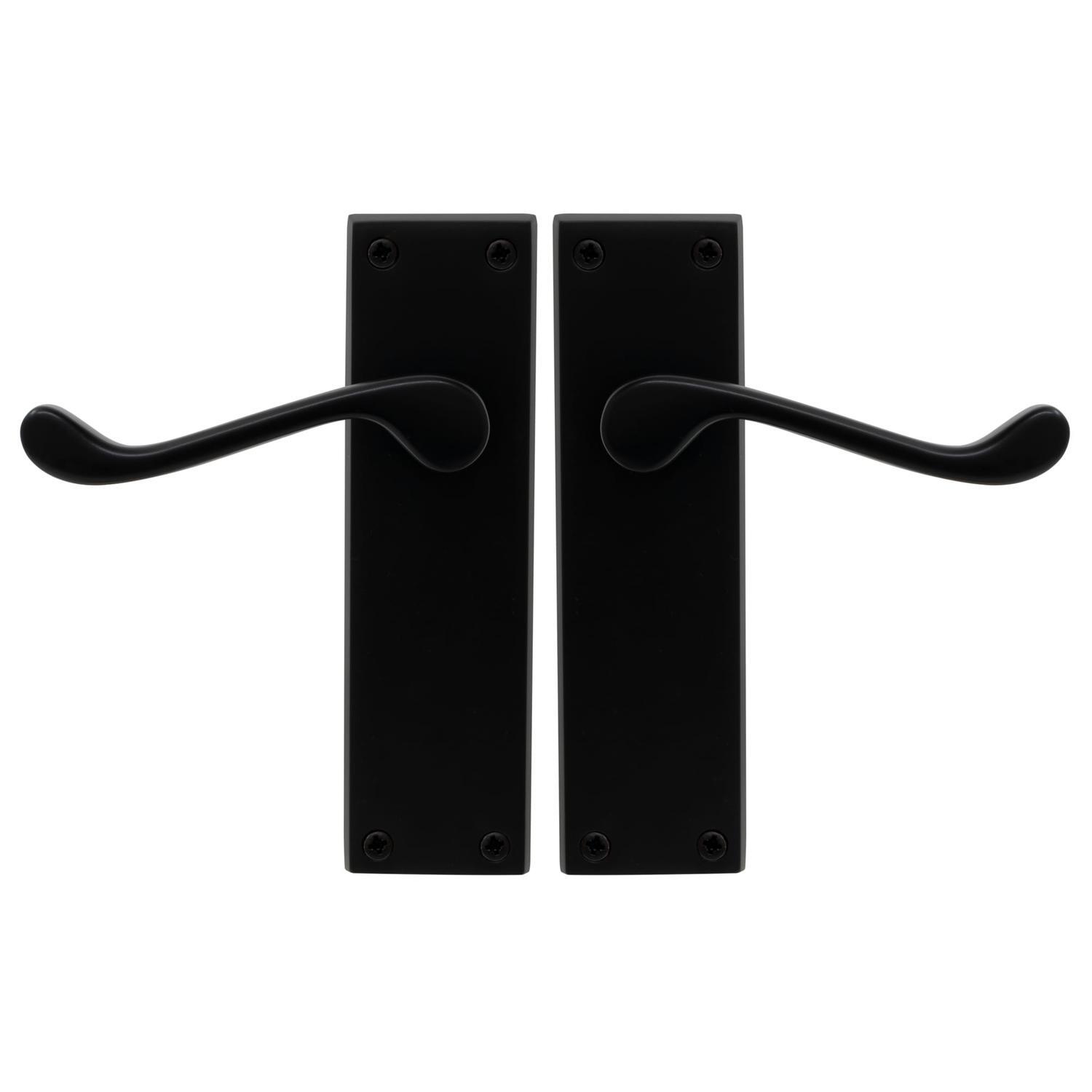 York Square Longplate Blank Matte Black