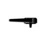 Window Handle Low Profile Left-Hand Sub Fix 80mm Black 80mm Black