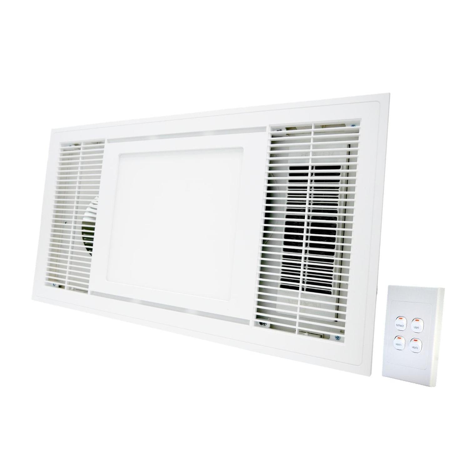 Heat Fan Light 125 mm White