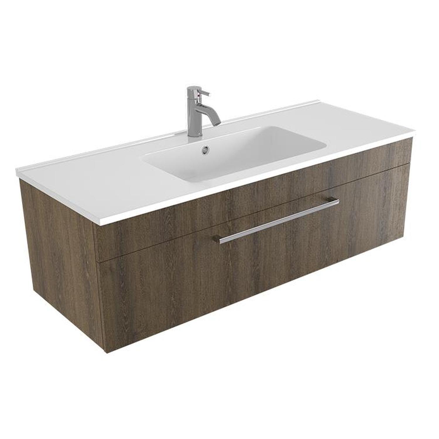 Wall Vanity 1200mm Smokey Oak