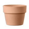 Perfetto Indoor Terracotta Pot H: 130mm x Dia: 152mm White