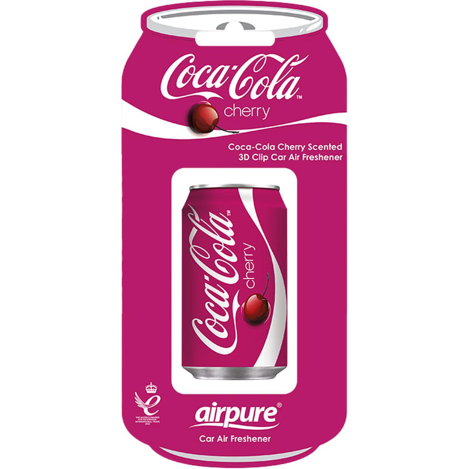 Coca Cola Cherry 3D Can Vent Air Freshener Single