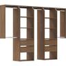 Customisable Wardrobe with Drawers (Large) 1800- 2400 mm Southern Oak